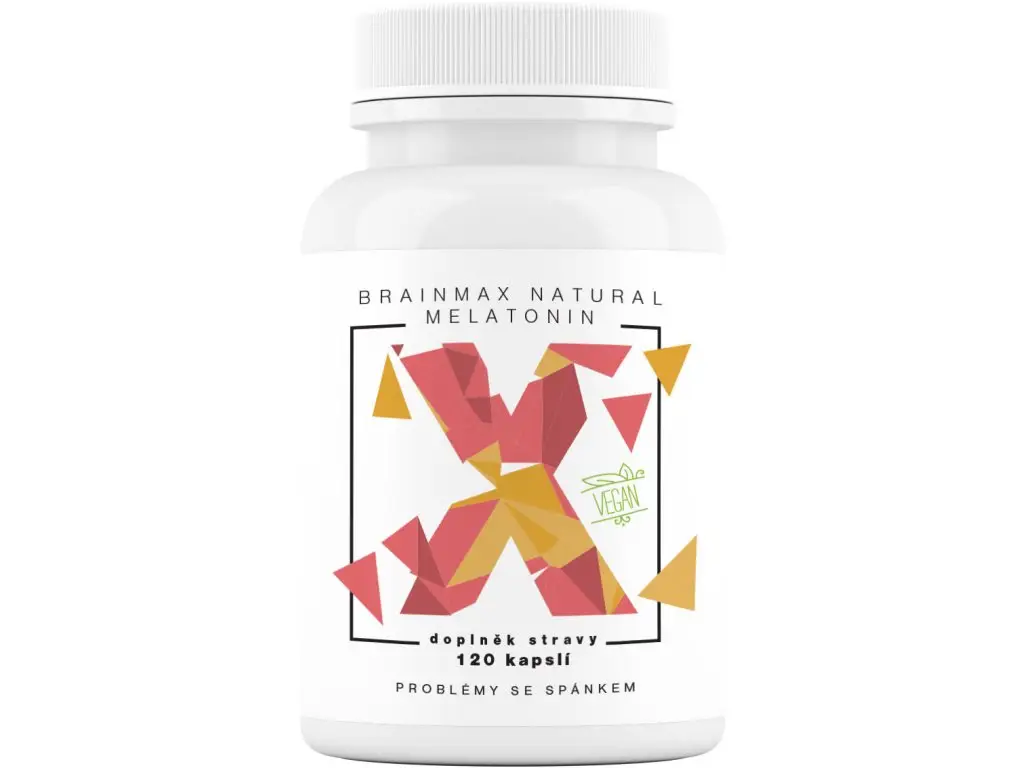 Melatonin supplement and sleep concept